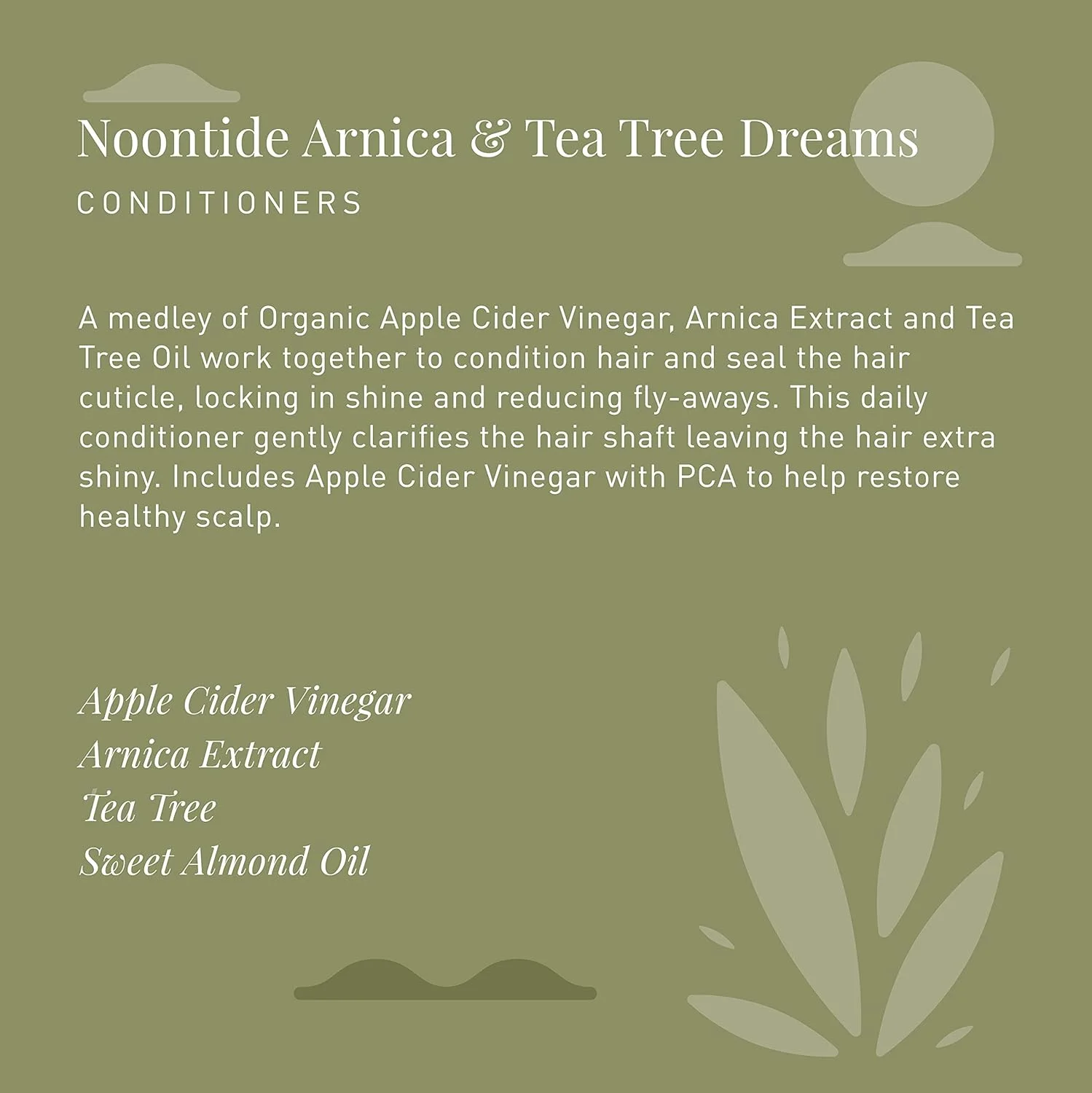 نرم کننده مو ضد شوره میستیک ولی با روغن درخت چای، سرکه سیب و عصاره آرنیکا برای کنترل شوره سر و تعادل PH پوست سر، 350 میلی لیتر