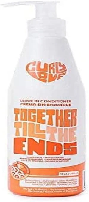 نرم کننده موی فر Curly love، حجم 290 میلی لیتر - مرطوب کننده، باز کننده گره و محافظت از موهای فر نوع 2b تا 3b