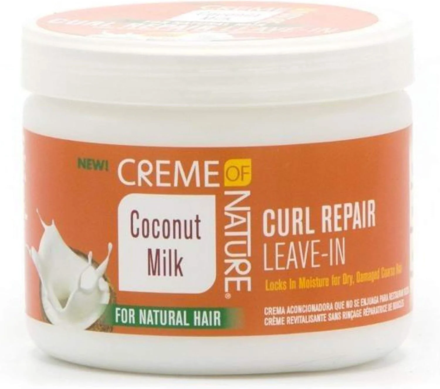 کرم موی بدون نیاز به آبکشی ترمیم کننده فر مو شیر نارگیل کرم آف نیچر 340 میلی لیتر کرم موی بدون نیاز به آبکشی ترمیم کننده فر مو شیر نارگیل کرم آف نیچر 340 میلی لیتر