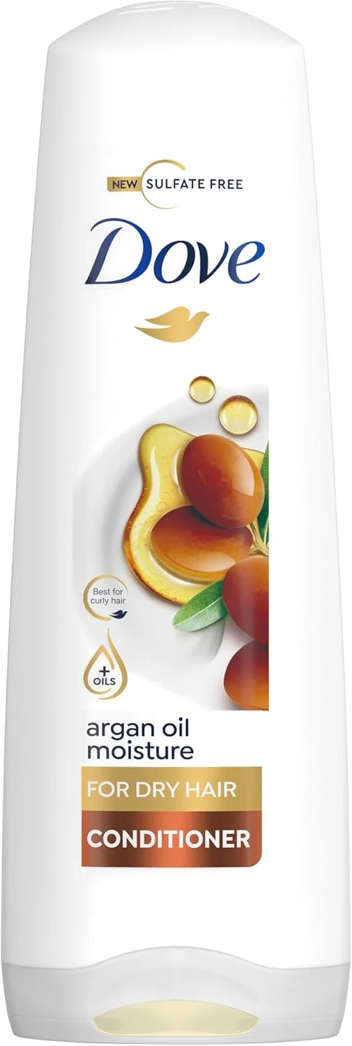 نرم کننده مو داو، موهای خشک را آبرسانی می کند و تا 72 ساعت آن را نرم و بدون وز نگه می دارد، حاوی روغن آرگان، با روغن آرگان مغذی، بدون رنگ، پارابن یا سولفات، 350 میلی لیتر