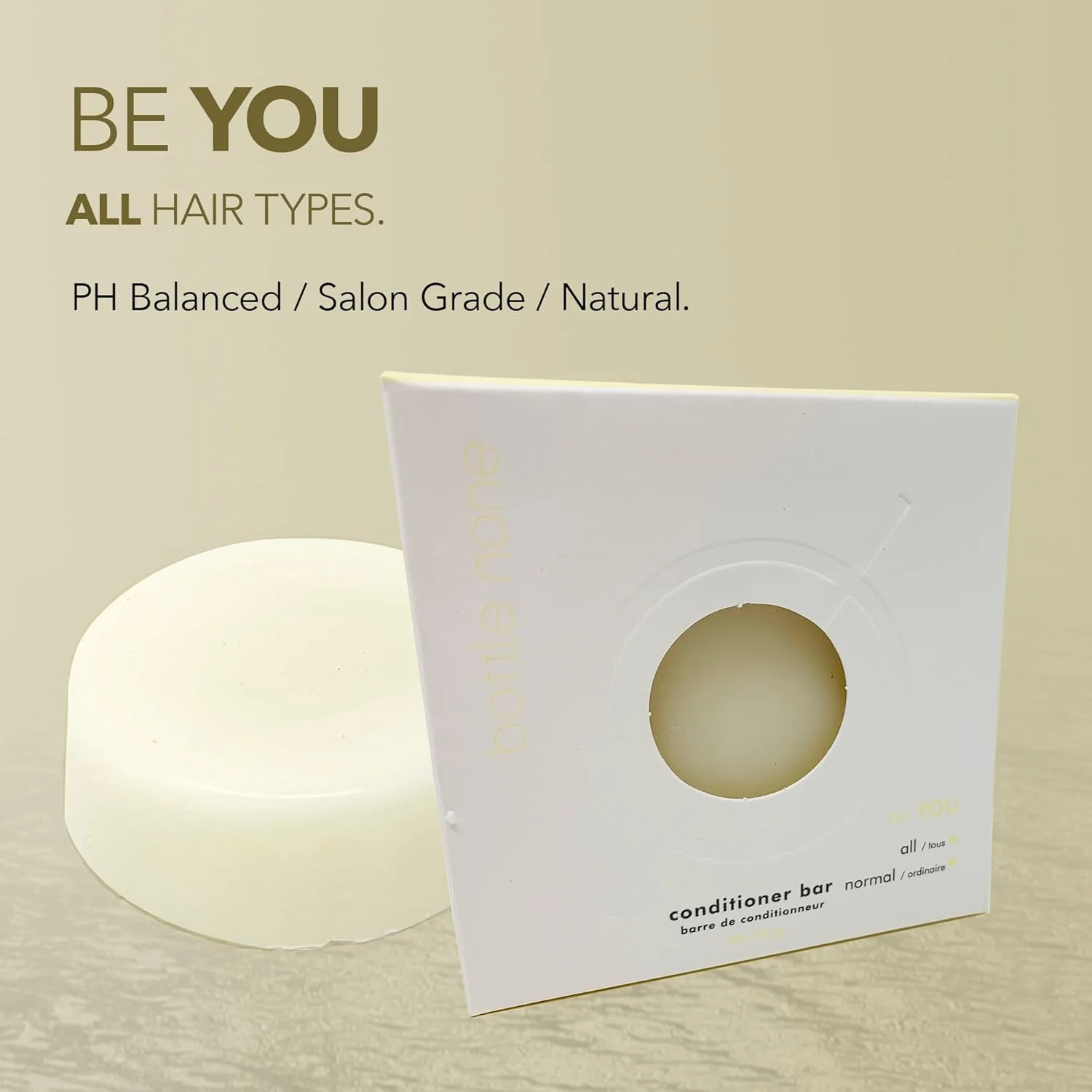 بار نرم کننده مو باتل نان | be YOU مناسب انواع مو | اسطوخودوس و علف لیمو | PH متعادل/درجه سالنی/طبیعی | +50 بار شستشو