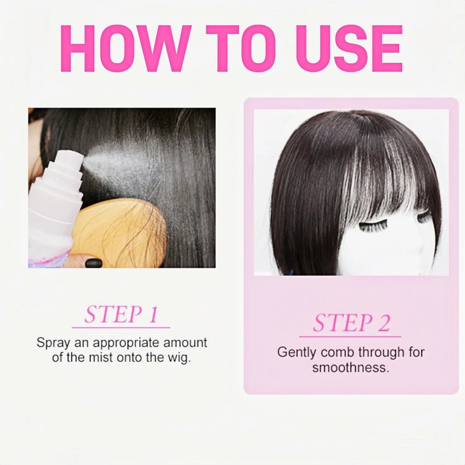 اسپری نرم کننده و باز کننده گره موی کلاه گیس 80 میلی لیتری، اسپری مرطوب کننده و آبرسان مو، اسپری مراقبت از کلاه گیس، اسپری ضد وز و نرم کننده برای حالت دادن آسان اسپری نرم کننده و باز کننده گره موی کلاه گیس 80 میلی لیتری، اسپری مرطوب کننده و آبرسان مو، اسپری مراقبت از کلاه گیس، اسپری ضد وز و نرم کننده برای حالت دادن آسان