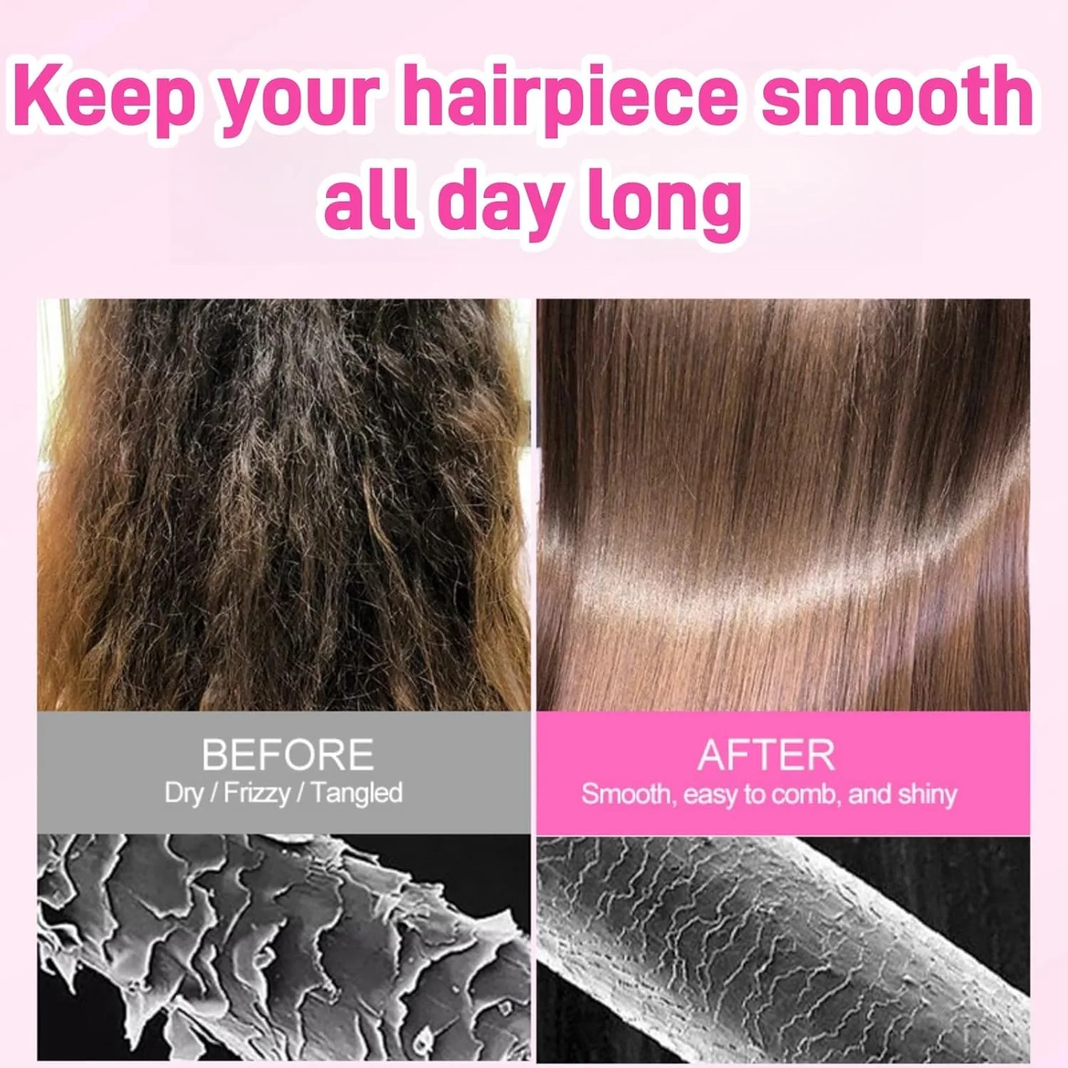 اسپری نرم کننده و باز کننده گره موی کلاه گیس 80 میلی لیتری، اسپری مرطوب کننده و آبرسان مو، اسپری مراقبت از کلاه گیس، اسپری ضد وز و نرم کننده برای حالت دادن آسان اسپری نرم کننده و باز کننده گره موی کلاه گیس 80 میلی لیتری، اسپری مرطوب کننده و آبرسان مو، اسپری مراقبت از کلاه گیس، اسپری ضد وز و نرم کننده برای حالت دادن آسان