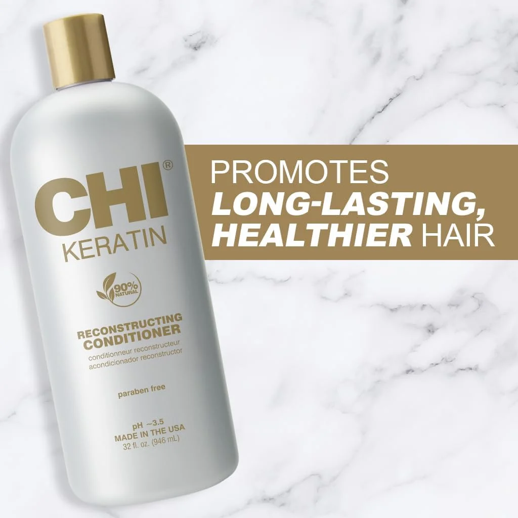 نرم کننده مو کراتین CHI، ۹۴۶ میلی لیتر، چند منظوره