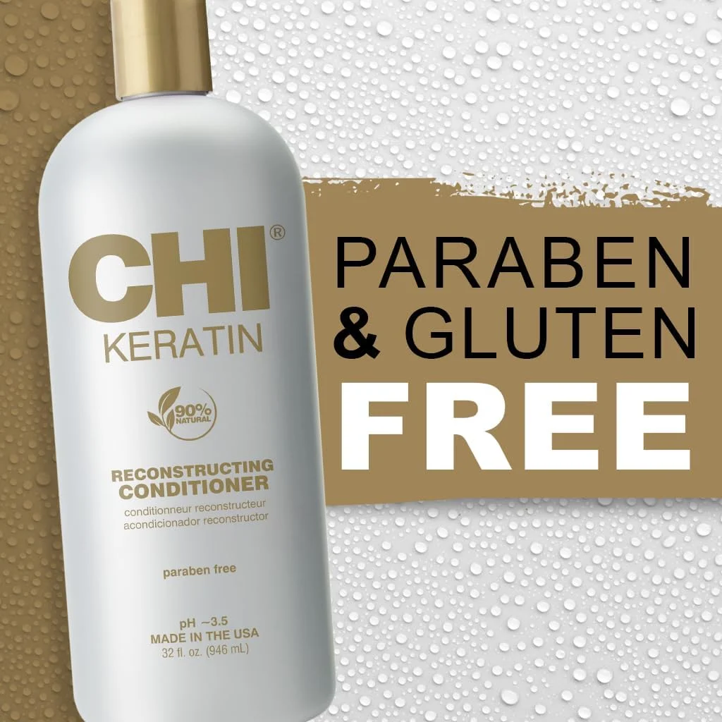 نرم کننده مو کراتین CHI، ۹۴۶ میلی لیتر، چند منظوره