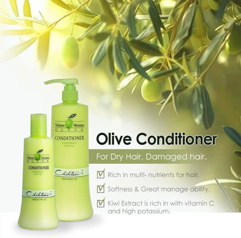 نرم کننده حجم دهنده و مرطوب کننده موی سر حاوی روغن زیتون چیستسای Esuchen حجم 500 میلی لیتر نرم کننده حجم دهنده و مرطوب کننده موی سر حاوی روغن زیتون چیستسای Esuchen حجم 500 میلی لیتر