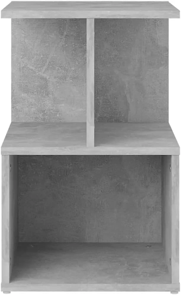 میز کنار تختی ویدا ایکس ال، مبلمان اتاق خواب، میز کنار تخت، میز شب، میز تلفن، چوب مهندسی شده خاکستری بتنی