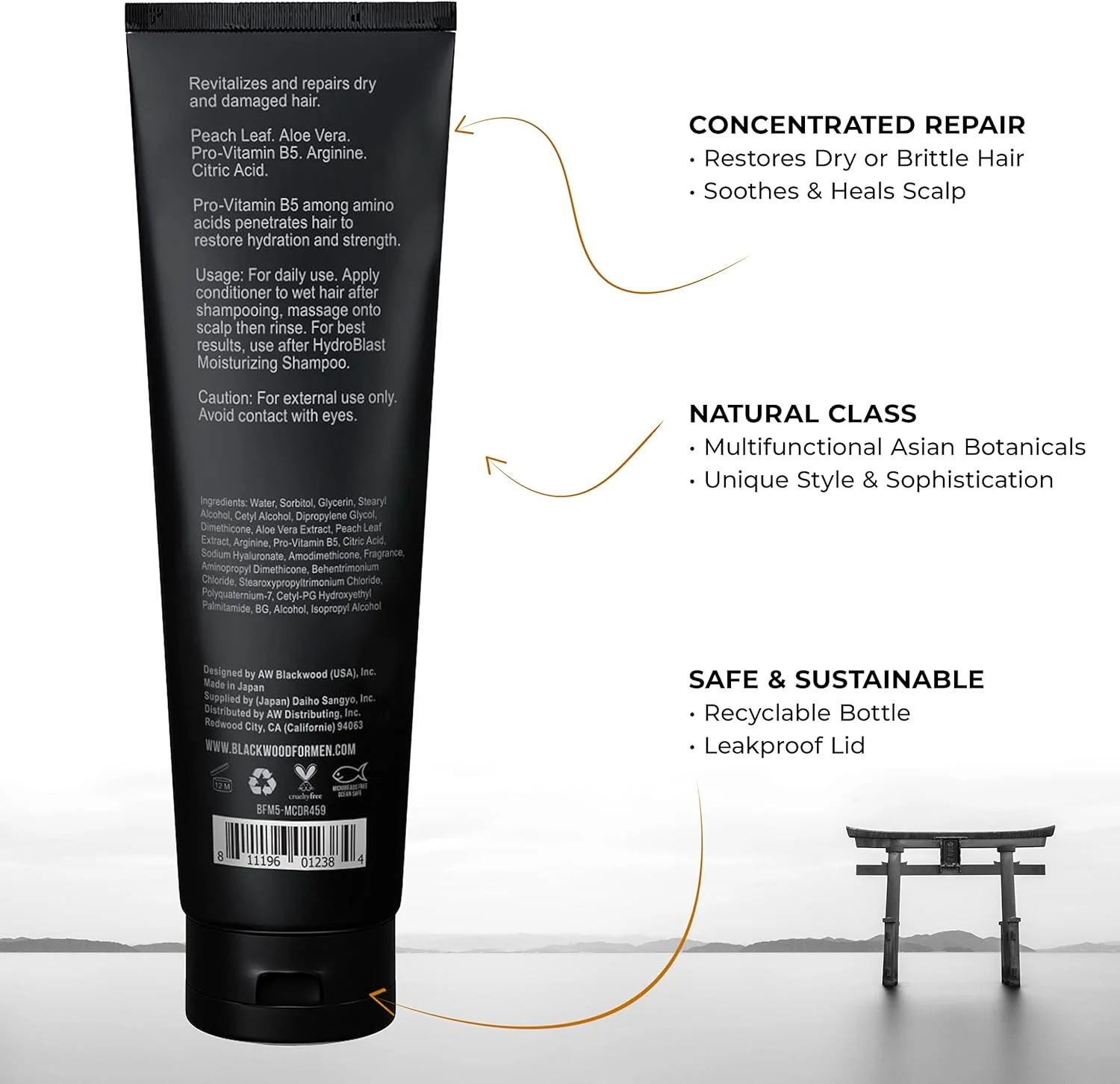 نرم کننده مرطوب کننده مو بلک وود مخصوص آقایان مدل Hydro Blast، حجم 4.59 اونس مایع نرم کننده مرطوب کننده مو بلک وود مخصوص آقایان مدل Hydro Blast، حجم 4.59 اونس مایع