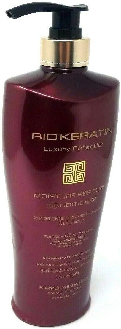 نرم کننده مو Bio PureOils Keratin Luxury Collection Moisture Restore حجم ۱۰۰۰ میلی لیتر نرم کننده مو Bio PureOils Keratin Luxury Collection Moisture Restore حجم ۱۰۰۰ میلی لیتر