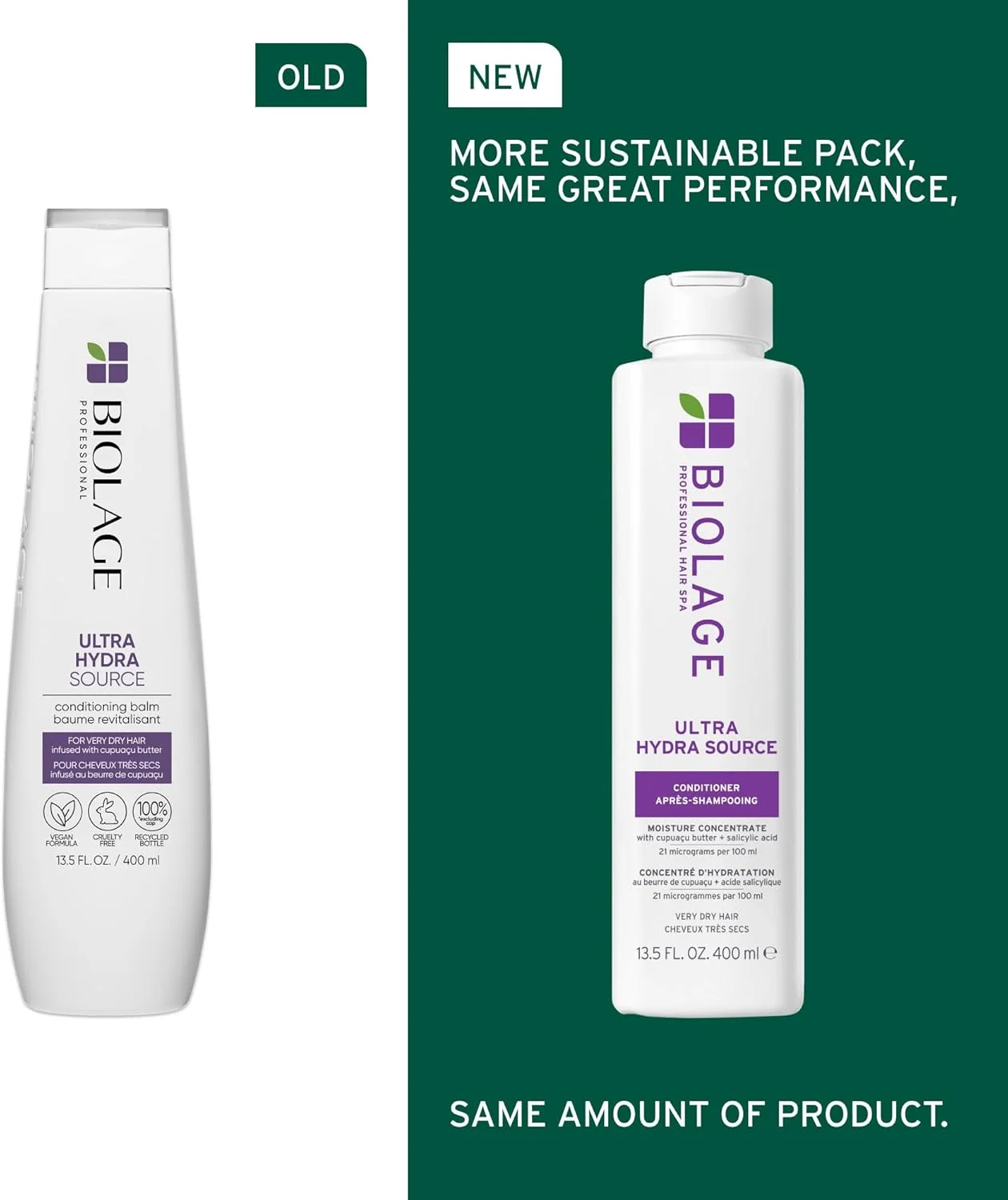 بالم نرم کننده آبرسان فوق العاده Biolage | نرم کننده آبرسان عمیق | احیا کننده رطوبت مو | برای موهای خیلی خشک | بدون سیلیکون | وگان | نرم کننده سالنی | 400 میلی لیتر بالم نرم کننده آبرسان فوق العاده Biolage | نرم کننده آبرسان عمیق | احیا کننده رطوبت مو | برای موهای خیلی خشک | بدون سیلیکون | وگان | نرم کننده سالنی | 400 میلی لیتر