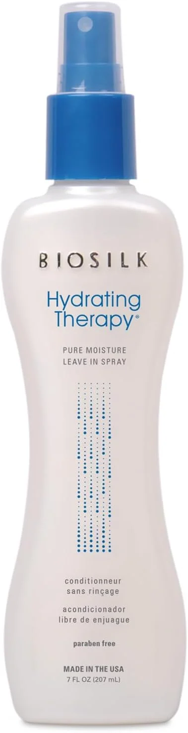 اسپری نرم کننده و آبرسان مو بایو سیلک مدل Hydrating Therapy Pure Moisture، حجم 207 میلی لیتر اسپری نرم کننده و آبرسان مو بایو سیلک مدل Hydrating Therapy Pure Moisture، حجم 207 میلی لیتر