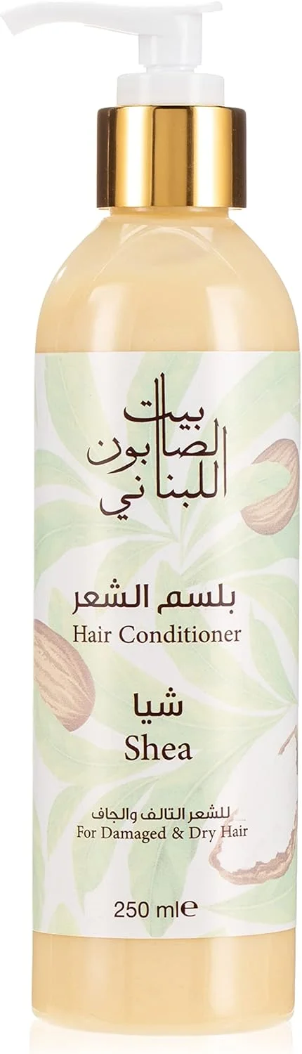 نرم کننده مو شی باتر بیت الصابون اللبنانی مناسب موهای آسیب دیده و خشک، 250 میلی لیتر نرم کننده مو شی باتر بیت الصابون اللبنانی مناسب موهای آسیب دیده و خشک، 250 میلی لیتر