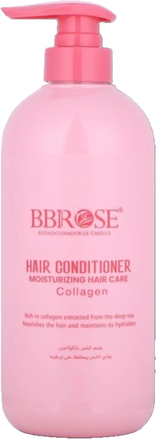 نرم کننده مو کلاژن BBROSE حجم 800 میلی لیتر - فرمول آبرسان و مغذی عمیق برای موهای خشک، آسیب دیده و مستعد وز - فاقد پارابن و سولفات نرم کننده مو کلاژن BBROSE حجم 800 میلی لیتر - فرمول آبرسان و مغذی عمیق برای موهای خشک، آسیب دیده و مستعد وز - فاقد پارابن و سولفات