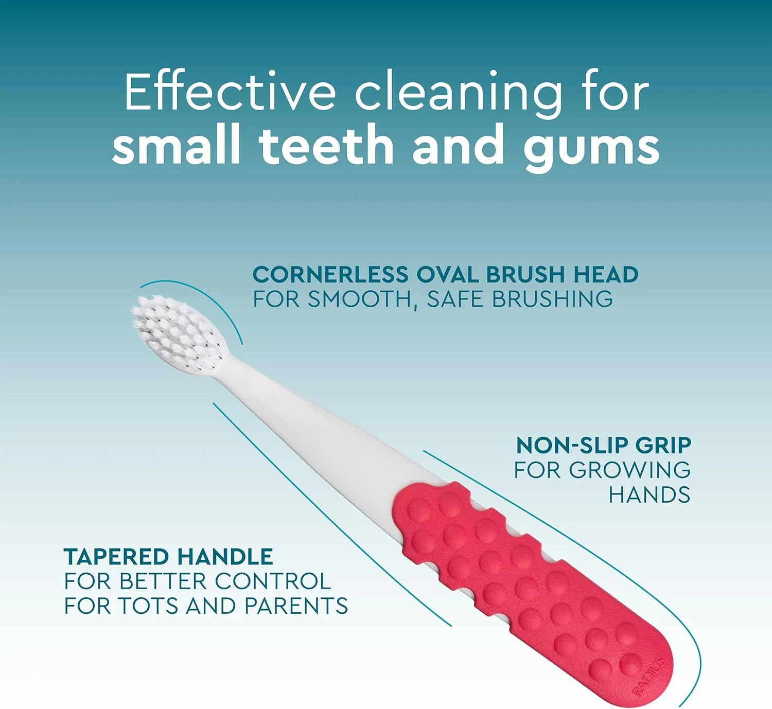 مسواک کودکانه RADIUS Totz Plus، فوق العاده نرم، بدون BPA، مورد تایید ADA، طراحی شده برای دندان ها و لثه های ظریف کودکان 3 سال به بالا - آبی سفید/سبز زرد/آبی آبی - بسته 3 عددی مسواک کودکانه RADIUS Totz Plus، فوق العاده نرم، بدون BPA، مورد تایید ADA، طراحی شده برای دندان ها و لثه های ظریف کودکان 3 سال به بالا - آبی سفید/سبز زرد/آبی آبی - بسته 3 عددی