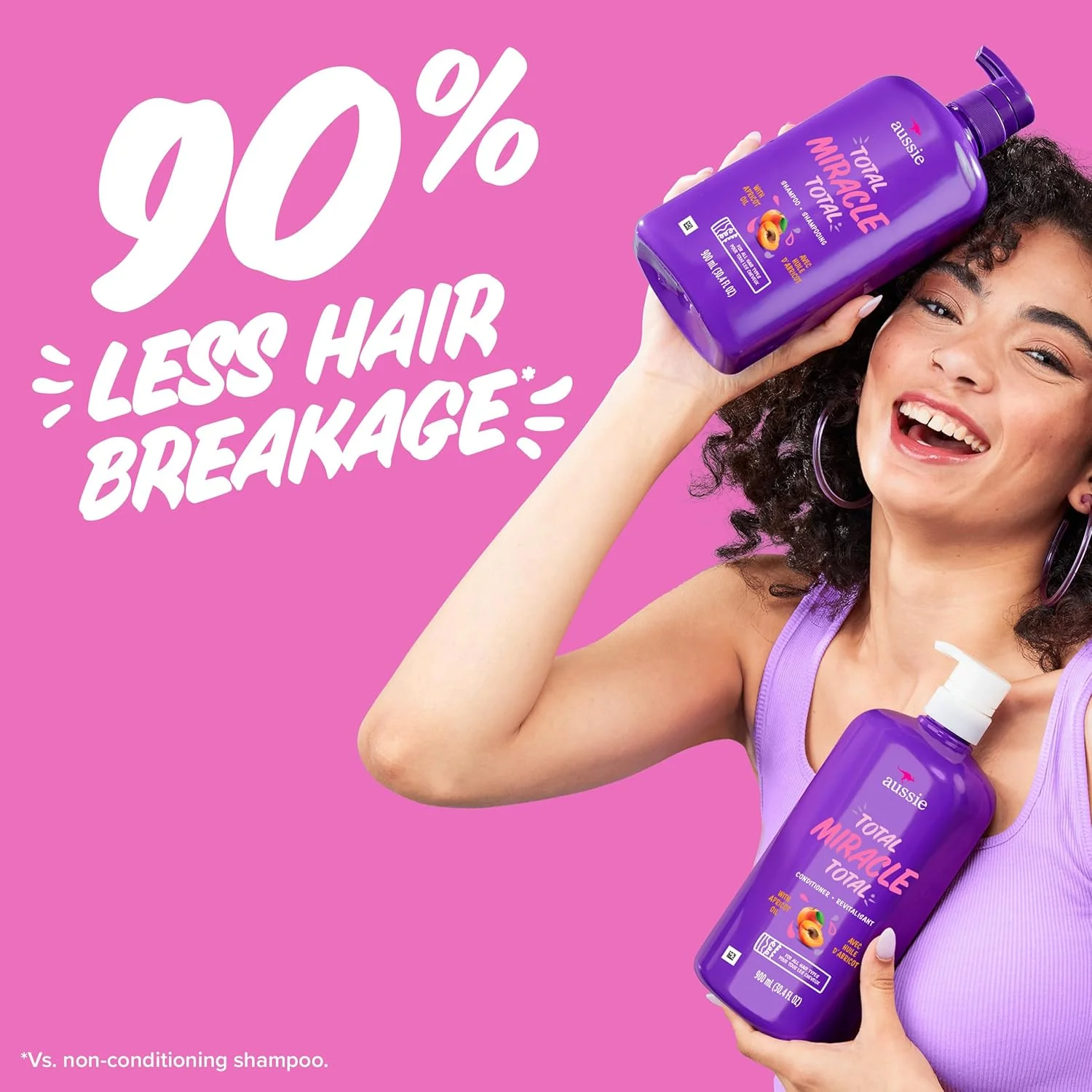 نرم کننده موی سر آوسی توتال میراکل 7 مزیت برای موهای آسیب دیده، مناسب برای انواع مو، بدون پارابن، 900 میلی لیتر، بسته 4 عددی نرم کننده موی سر آوسی توتال میراکل 7 مزیت برای موهای آسیب دیده، مناسب برای انواع مو، بدون پارابن، 900 میلی لیتر، بسته 4 عددی