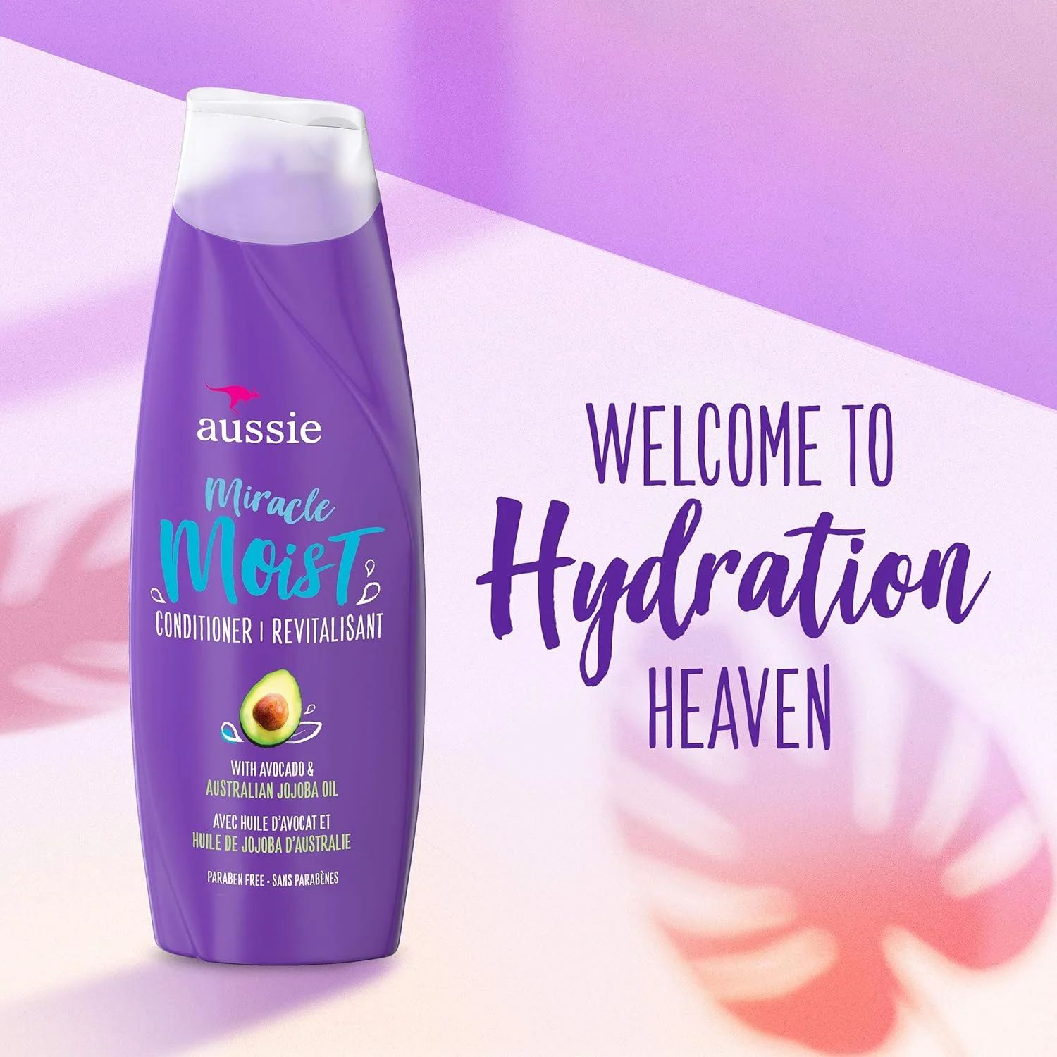 نرم کننده موی خشک آوسی Miracle Moist بدون پارابن حاوی روغن آووکادو و جوجوبا، رایحه مرکبات، 358 میلی لیتر نرم کننده موی خشک آوسی Miracle Moist بدون پارابن حاوی روغن آووکادو و جوجوبا، رایحه مرکبات، 358 میلی لیتر