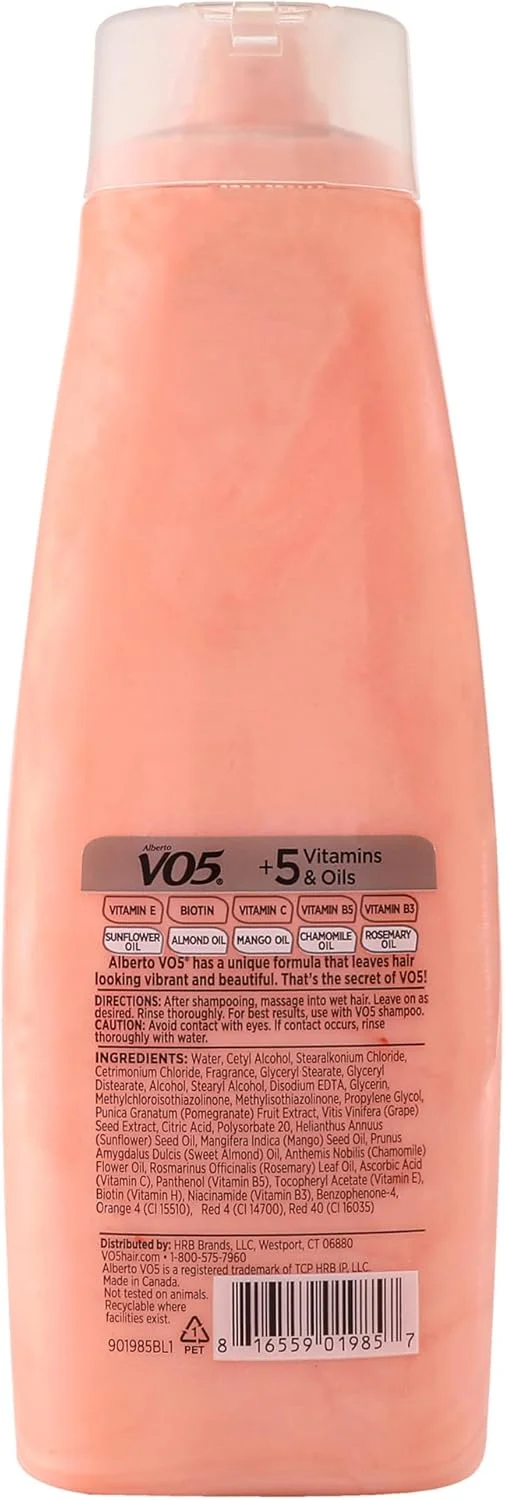 نرم کننده احیا کننده مو انار VO5 Alberto - نرم کننده مو فرموله شده با ویتامین ها و روغن های ضروری - رایحه میوه ای - 443 میلی لیتر نرم کننده احیا کننده مو انار VO5 Alberto - نرم کننده مو فرموله شده با ویتامین ها و روغن های ضروری - رایحه میوه ای - 443 میلی لیتر