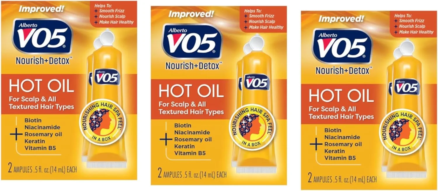 روغن داغ مو VO5 آلبرتو، درمان قوی و فشرده، 15 میلی لیتر، بسته 2 عددی (بسته 3 تایی) روغن داغ مو VO5 آلبرتو، درمان قوی و فشرده، 15 میلی لیتر، بسته 2 عددی (بسته 3 تایی)
