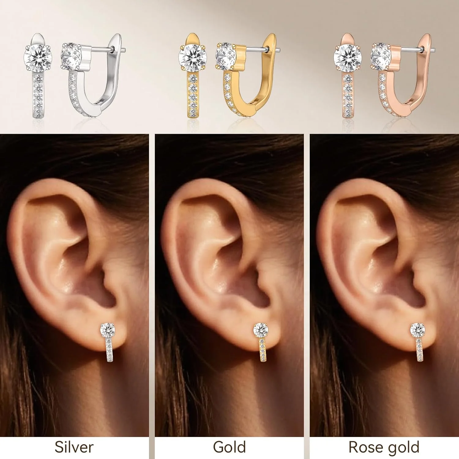 گوشواره های حلقه ای کوچک تیتانیومی ضد حساسیت Limerencia مدل F136 مناسب کاشت | گوشواره های آویزی، گوشواره های کاف زیرکونیا مکعبی سبک وزن برای زنان و دختران نوجوان گوشواره های حلقه ای کوچک تیتانیومی ضد حساسیت Limerencia مدل F136 مناسب کاشت | گوشواره های آویزی، گوشواره های کاف زیرکونیا مکعبی سبک وزن برای زنان و دختران نوجوان