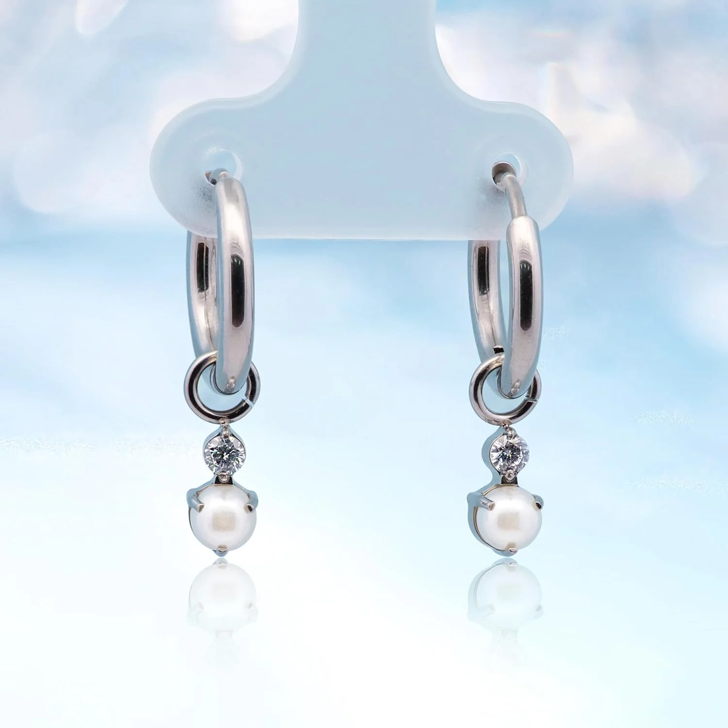 گوشواره های آویز حلقه ای سبک وزن با میله عمودی، صلیب، ماه، رعد و برق Limerencia با پست تیتانیوم خالص ضد حساسیت برای زنان گوشواره های آویز حلقه ای سبک وزن با میله عمودی، صلیب، ماه، رعد و برق Limerencia با پست تیتانیوم خالص ضد حساسیت برای زنان