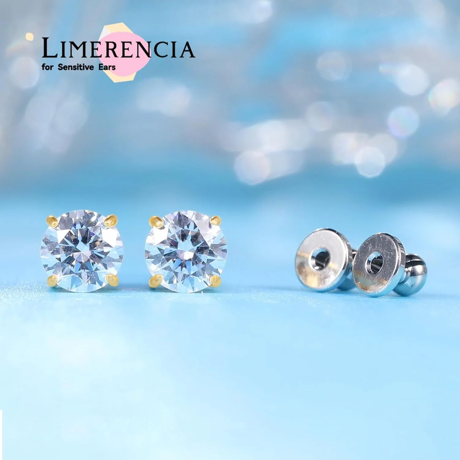 گوشواره های میخی تیتانیومی خالص درجه ایمپلنت Limerencia، F136 ضد حساسیت G23 با زیرکونیا مکعبی کوچک و ظریف برای گوش های حساس بانوان گوشواره های میخی تیتانیومی خالص درجه ایمپلنت Limerencia، F136 ضد حساسیت G23 با زیرکونیا مکعبی کوچک و ظریف برای گوش های حساس بانوان