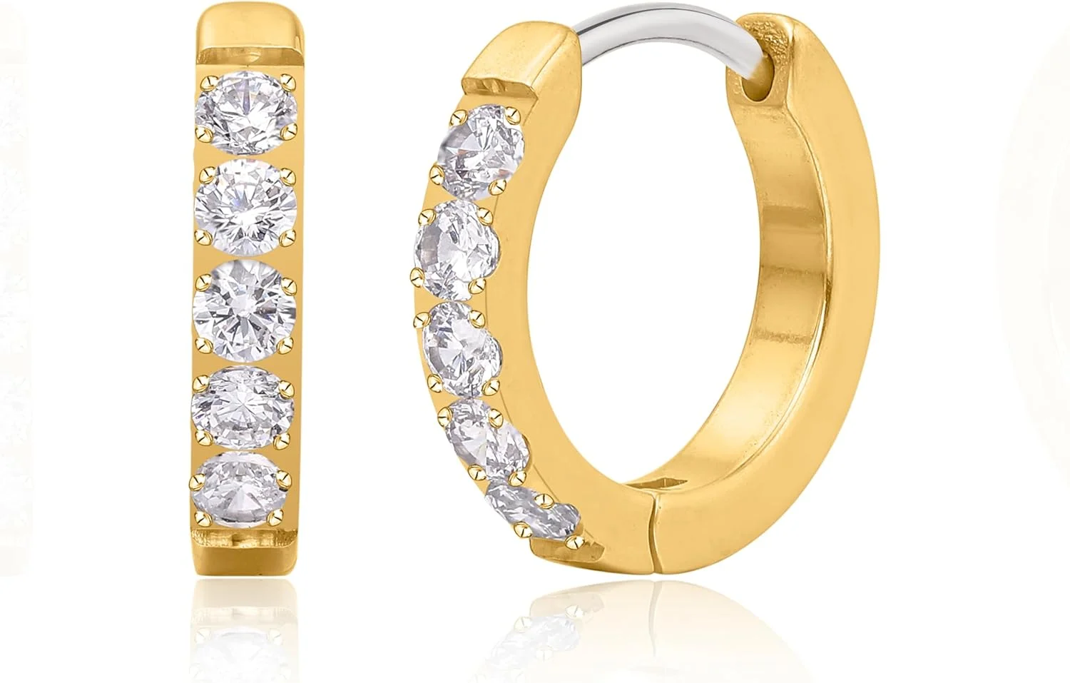 گوشواره های حلقه ای تیتانیومی ضد حساسیت لیمرنسیا مدل G23 مناسب گوش های حساس بانوان گوشواره های حلقه ای تیتانیومی ضد حساسیت لیمرنسیا مدل G23 مناسب گوش های حساس بانوان