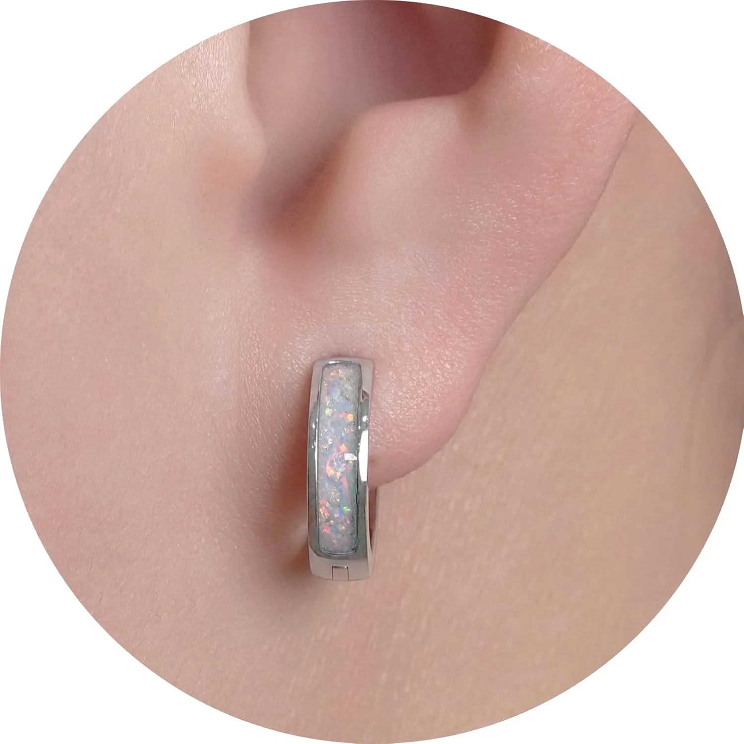 گوشواره های حلقه ای تیتانیومی خالص Limerencia G23، گوشواره های کوچک حلقه ای ضد حساسیت غضروف، جواهرات مینی پیرسینگ برای گوش های حساس بانوان گوشواره های حلقه ای تیتانیومی خالص Limerencia G23، گوشواره های کوچک حلقه ای ضد حساسیت غضروف، جواهرات مینی پیرسینگ برای گوش های حساس بانوان