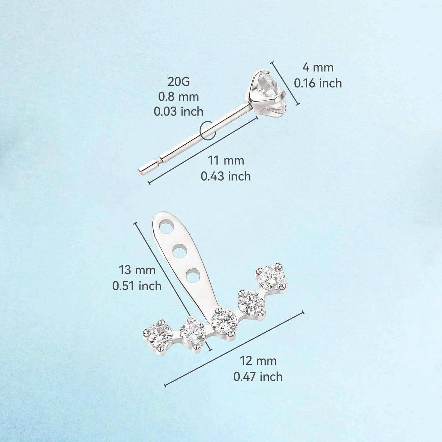 گوشواره های آویز تیتانیومی درجه ایمپلنت G23 ضد حساسیت Limerencia با نگین های زیرکونیا مکعبی 5A+ برای گوش های حساس دختران و زنان گوشواره های آویز تیتانیومی درجه ایمپلنت G23 ضد حساسیت Limerencia با نگین های زیرکونیا مکعبی 5A+ برای گوش های حساس دختران و زنان