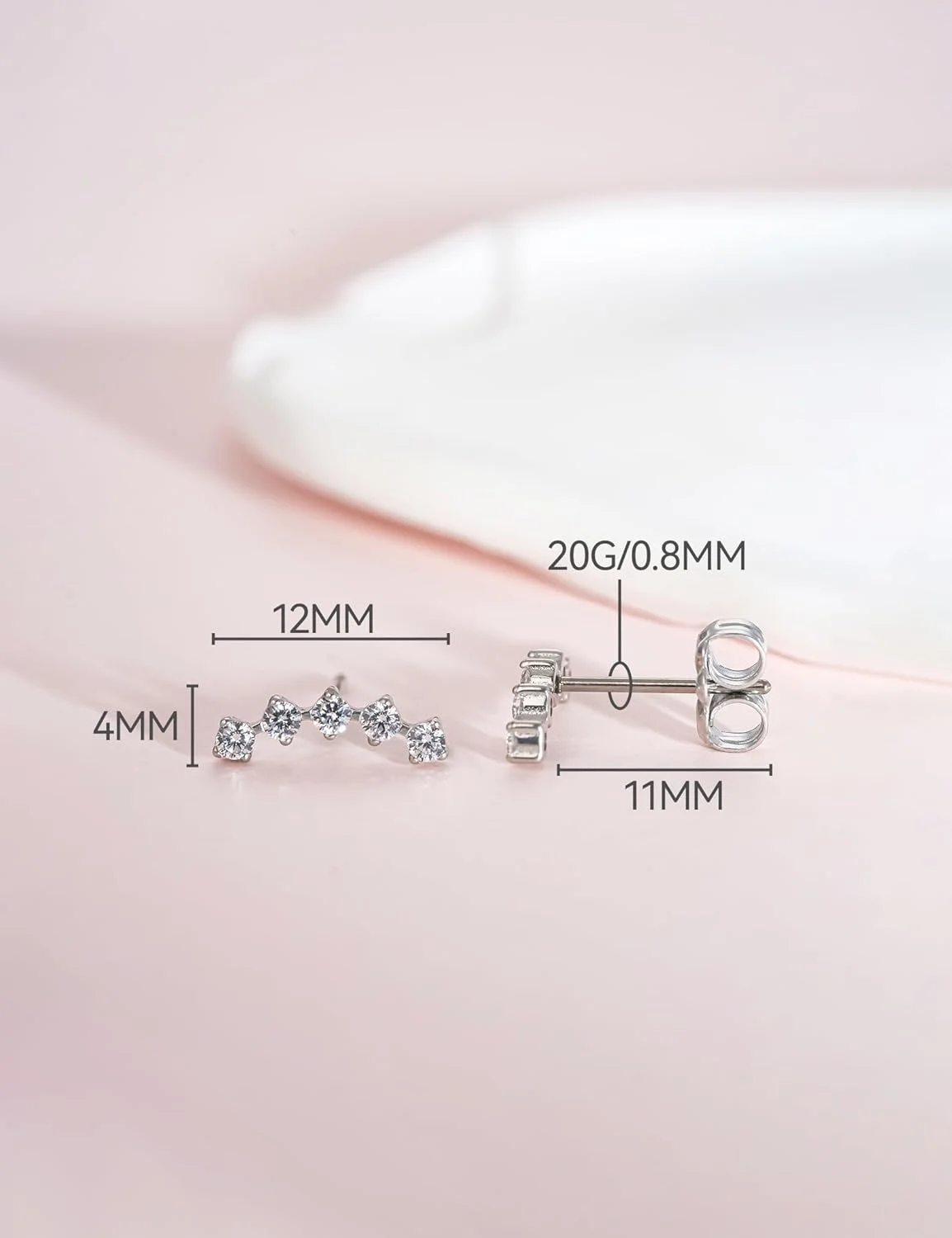 گوشواره های ضد حساسیت تیتانیومی خالص Limerencia G23 | جواهرات تیتانیومی درجه ایمپلنت F136 برای گوش های حساس گوشواره های ضد حساسیت تیتانیومی خالص Limerencia G23 | جواهرات تیتانیومی درجه ایمپلنت F136 برای گوش های حساس