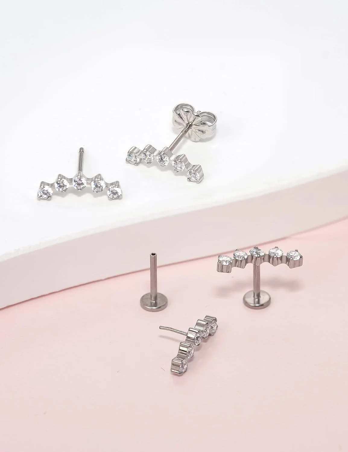 گوشواره های ضد حساسیت تیتانیومی خالص Limerencia G23 | جواهرات تیتانیومی درجه ایمپلنت F136 برای گوش های حساس گوشواره های ضد حساسیت تیتانیومی خالص Limerencia G23 | جواهرات تیتانیومی درجه ایمپلنت F136 برای گوش های حساس