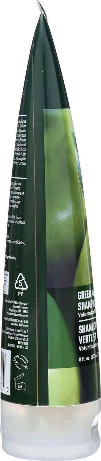 شامپو سیب سبز و زنجبیل ارگانیک Desert Essence، 236 میلی لیتر شامپو سیب سبز و زنجبیل ارگانیک Desert Essence، 236 میلی لیتر