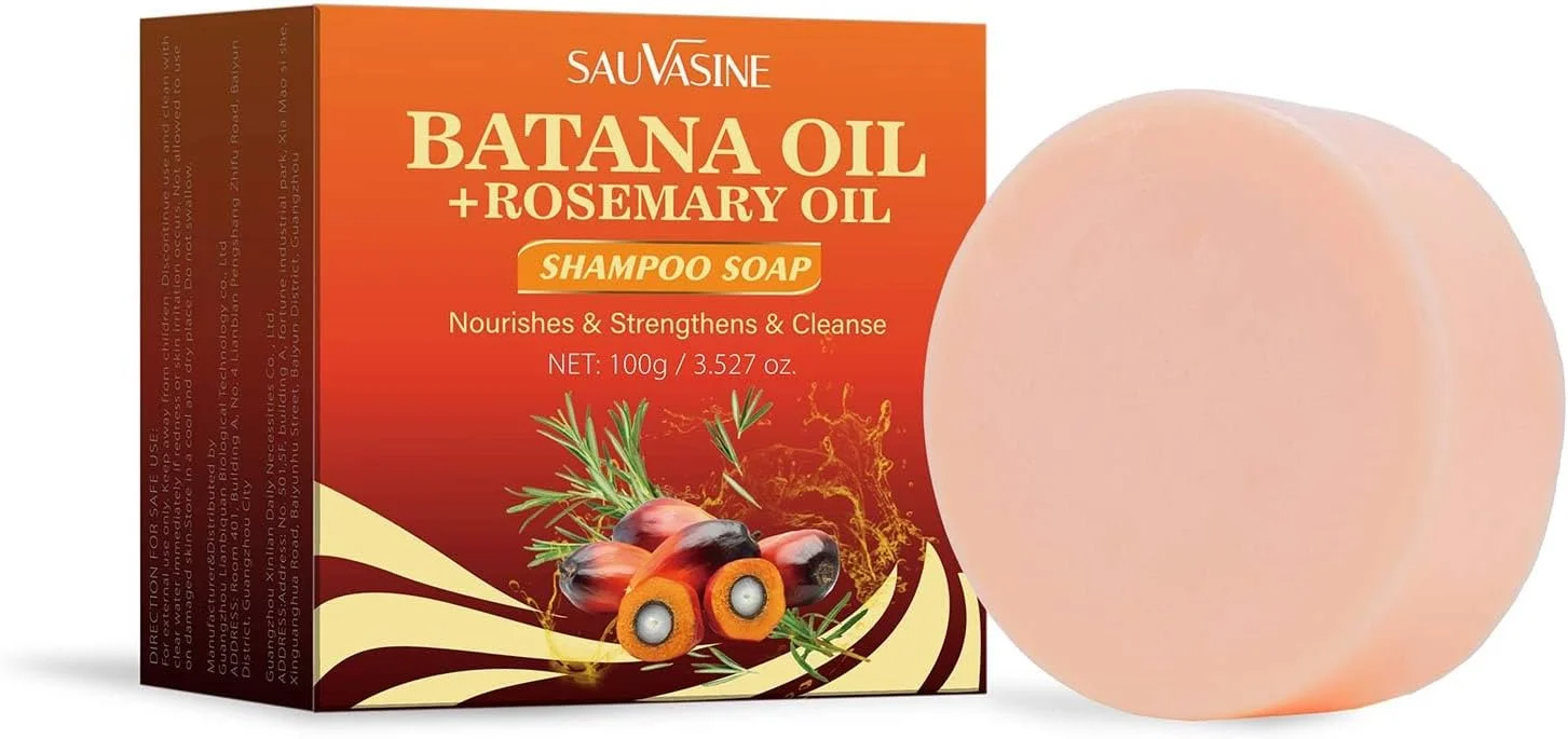 شامپو روغن باتانا، صابون و نرم کننده برای رشد مو، ضخیم شدن، ضد ریزش مو، حجم دهنده، تقویت کننده، رویش مجدد برای موهای نازک، 100 گرم