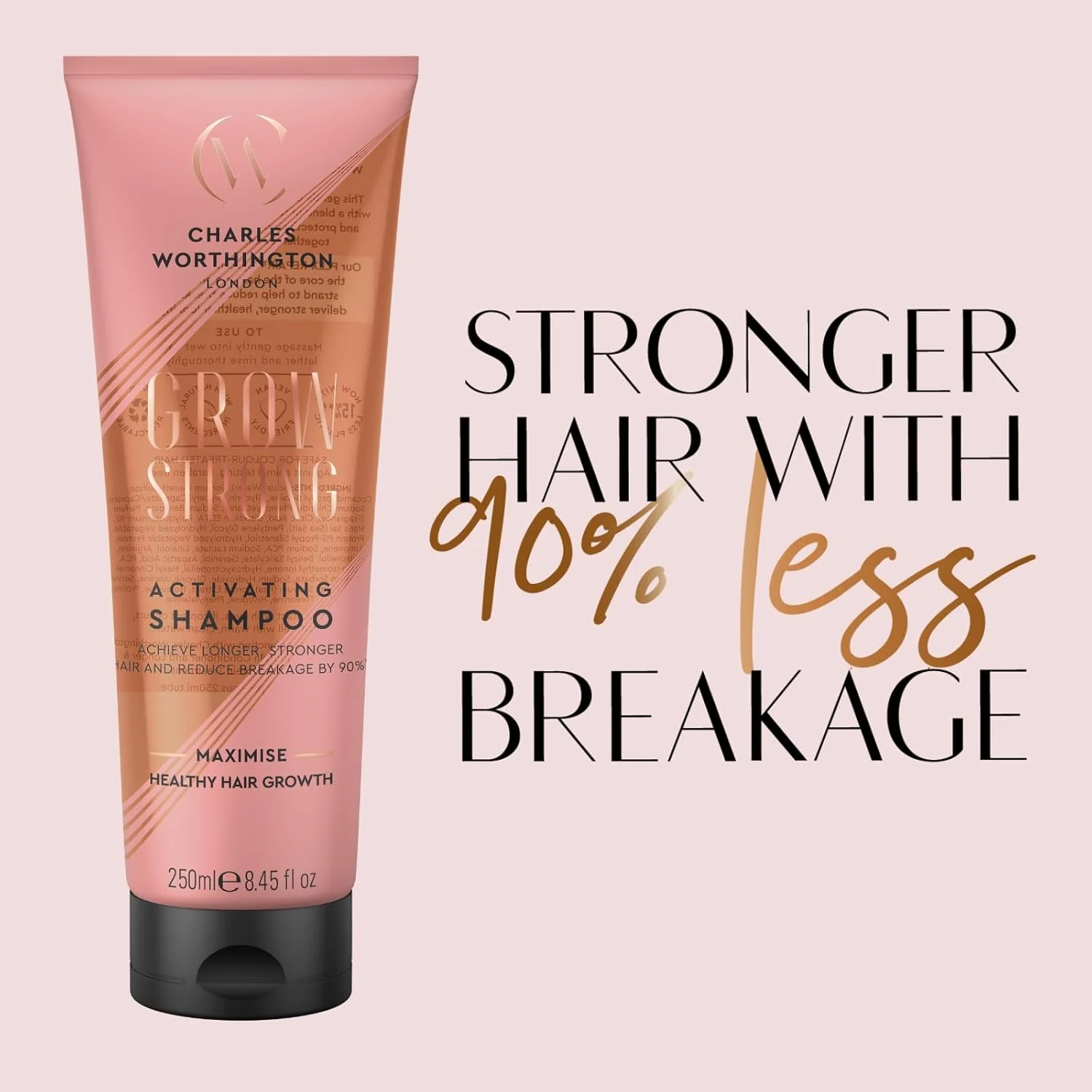 شامپو فعال کننده رشد مو چارلز ورتینگتون، شامپو رشد مو برای موهای نازک، محصولات ترمیم مو برای زنان و مردان، ترمیم مو سالنی، 250 میلی لیتر شامپو فعال کننده رشد مو چارلز ورتینگتون، شامپو رشد مو برای موهای نازک، محصولات ترمیم مو برای زنان و مردان، ترمیم مو سالنی، 250 میلی لیتر