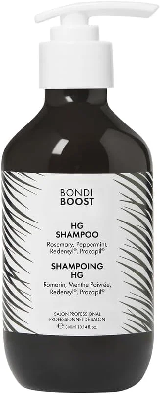 شامپو تقویت کننده مو باندی بوست HG حجم 300 میلی لیتر - بهبود ظاهر موهای نازک - فرمول حجم دهنده - آبرسان + مغذی - فاقد سولفات + پارابن، مناسب برای زنان + مردان - وگان/بدون تست حیوانی - ساخت استرالیا