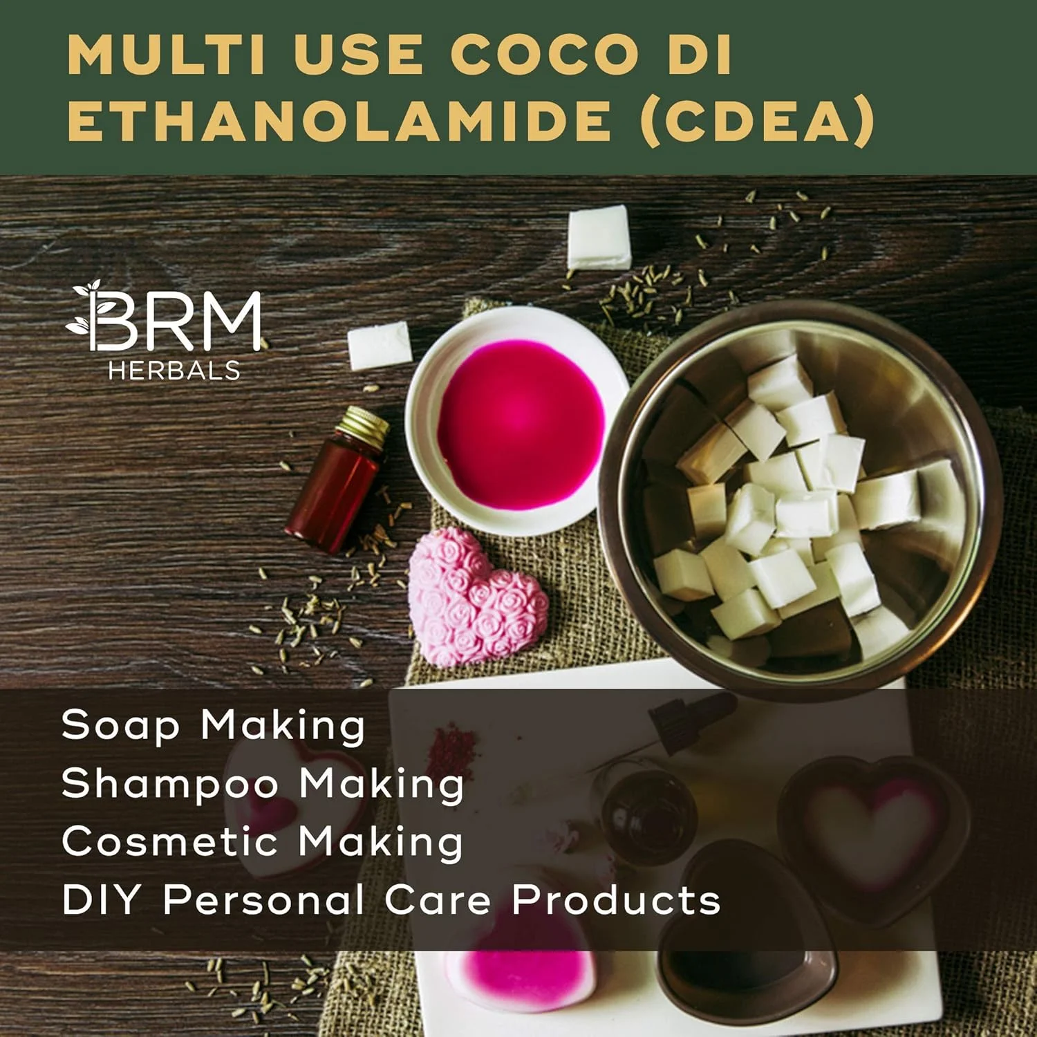 بی آر ام کمیکالز کوکو دی اتانول آمید CDEA برای ساخت صابون، ساخت شامپو، لوازم آرایشی DIY برای مو، پوست، مراقبت شخصی - ویسکوز - 500 گرم بی آر ام کمیکالز کوکو دی اتانول آمید CDEA برای ساخت صابون، ساخت شامپو، لوازم آرایشی DIY برای مو، پوست، مراقبت شخصی - ویسکوز - 500 گرم