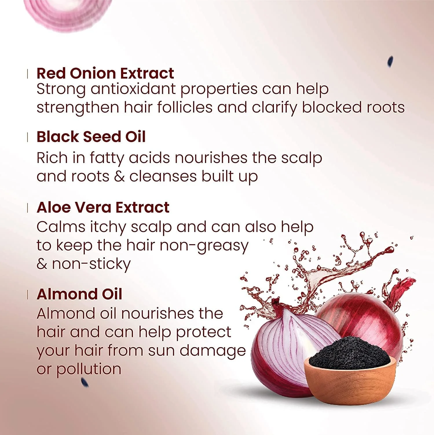 شامپو پیاز قرمز 91 آیورودا حاوی عصاره روغن دانه پیاز قرمز، روغن دانه سیاه برای مو | فاقد پارابن، سولفات و سیلیکون - شامپو پیاز 200 میلی لیتری شامپو پیاز قرمز 91 آیورودا حاوی عصاره روغن دانه پیاز قرمز، روغن دانه سیاه برای مو | فاقد پارابن، سولفات و سیلیکون - شامپو پیاز 200 میلی لیتری