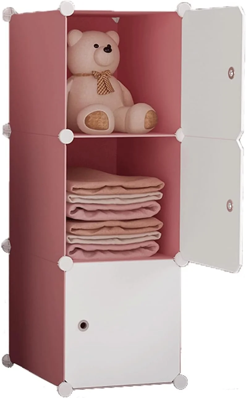 کمد لباس ترکیبی CYairong-22، کمد لباس قابل حمل، سازمان دهنده وسایل، کمد لباس DIY با میله آویز، نصب سریع و آسان