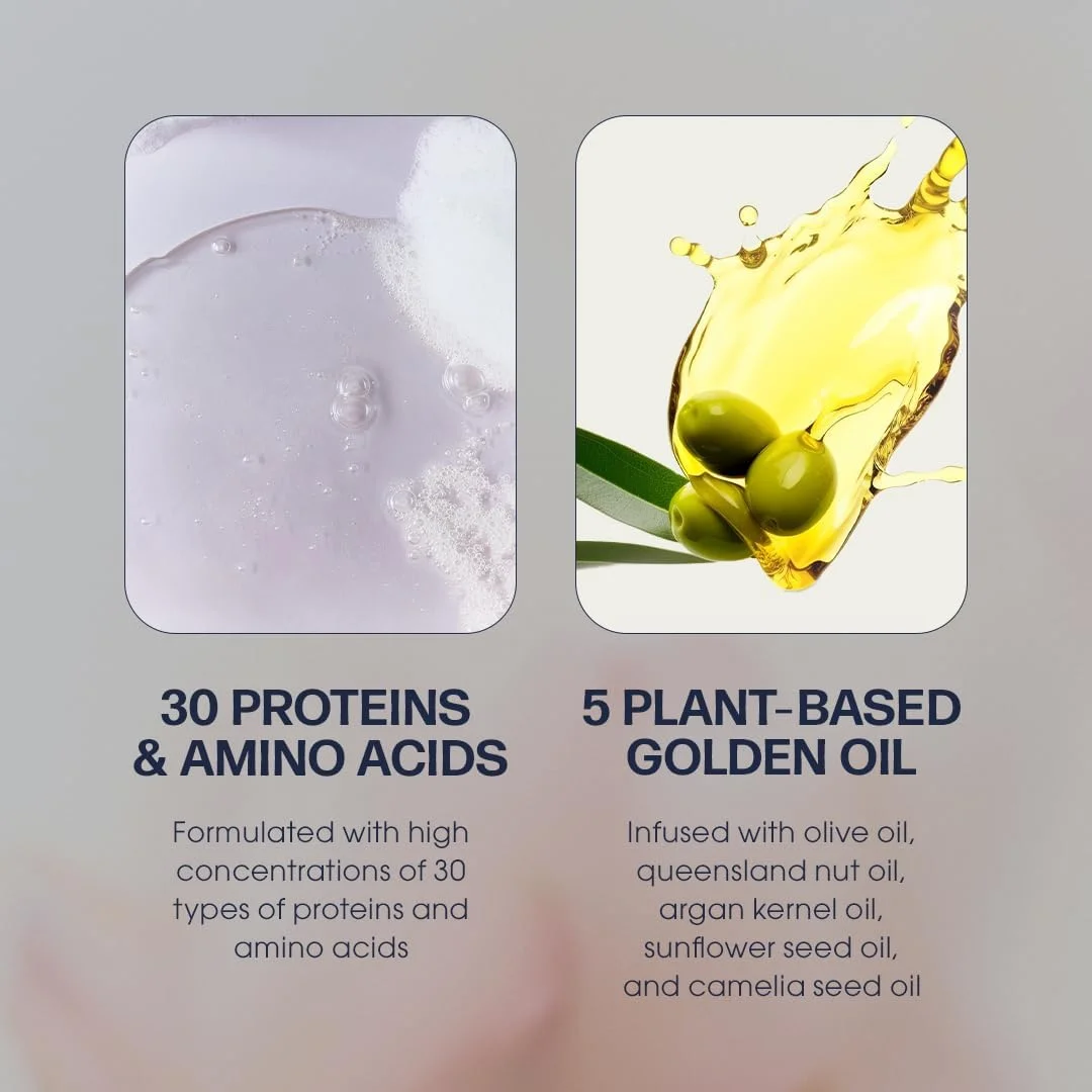 شامپو ترمیم کننده عمیق مو UNOVE حجم 500 میلی لیتر | شامپو مغذی برای موهای خشک، فر و رنگ شده | مراقبت کراتین-PF برای نرمی و درخشندگی | پاک کننده عمیق، آبرسان و کنترل چربی