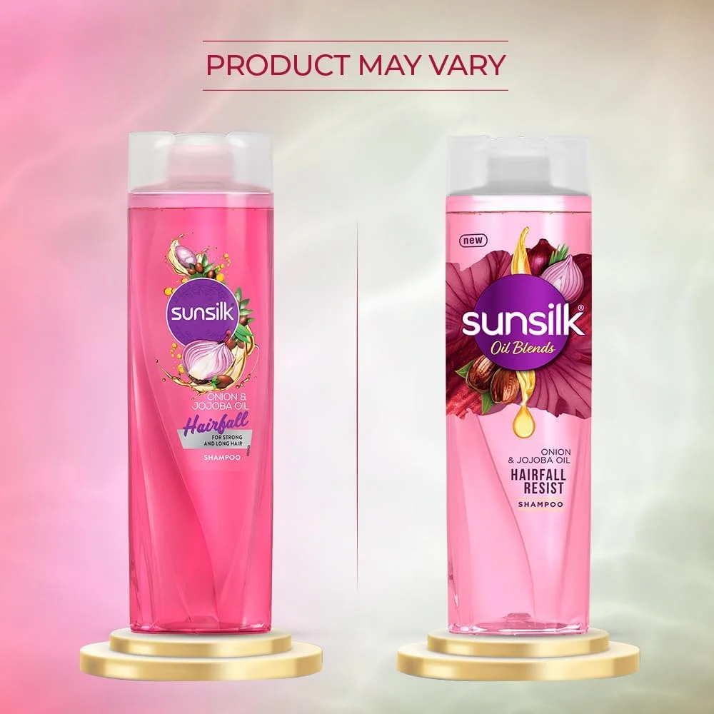 شامپو مخلوط روغن پیاز و جوجوبا Sunsilk برای جلوگیری از ریزش مو | بدون پارابن افزوده | (195 میلی لیتر)