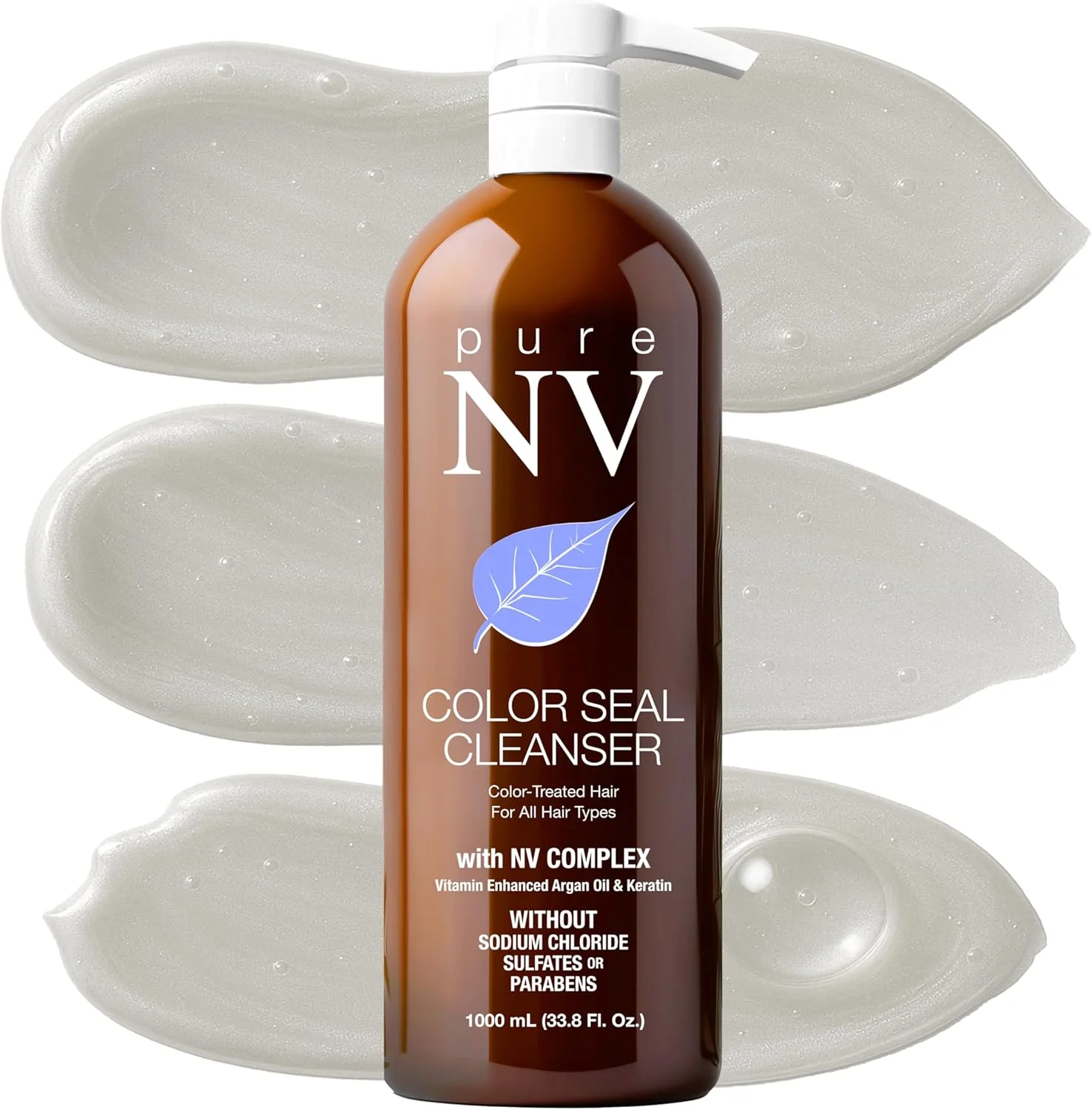 شوینده تثبیت کننده رنگ مو Pure NV Color Seal - حاوی روغن آرگان، کراتین و کلاژن، حجم ۱۰۰۰ میلی لیتر، برای جلوگیری از محو شدن رنگ مو و حفظ رنگ شوینده تثبیت کننده رنگ مو Pure NV Color Seal - حاوی روغن آرگان، کراتین و کلاژن، حجم ۱۰۰۰ میلی لیتر، برای جلوگیری از محو شدن رنگ مو و حفظ رنگ