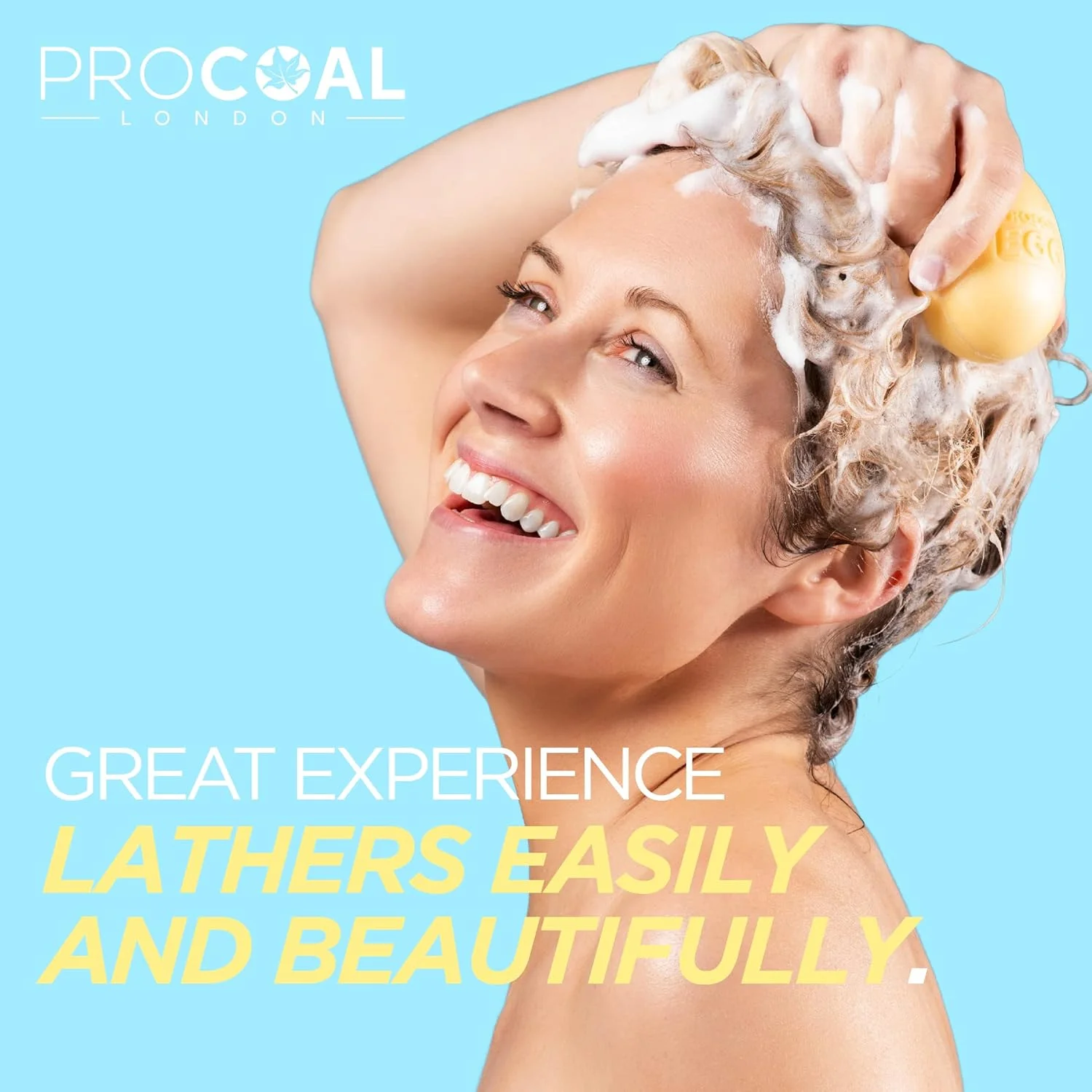 شامپو تخم مرغی نرولی وحشی پروکوال - شامپو بار جامد بدون SLS، روغن پوست پرتقال، گلیسیرین آبرسان، آلوئه ورا غنی از اسید آمینه، بدون تست حیوانی، وگان 100 گرم