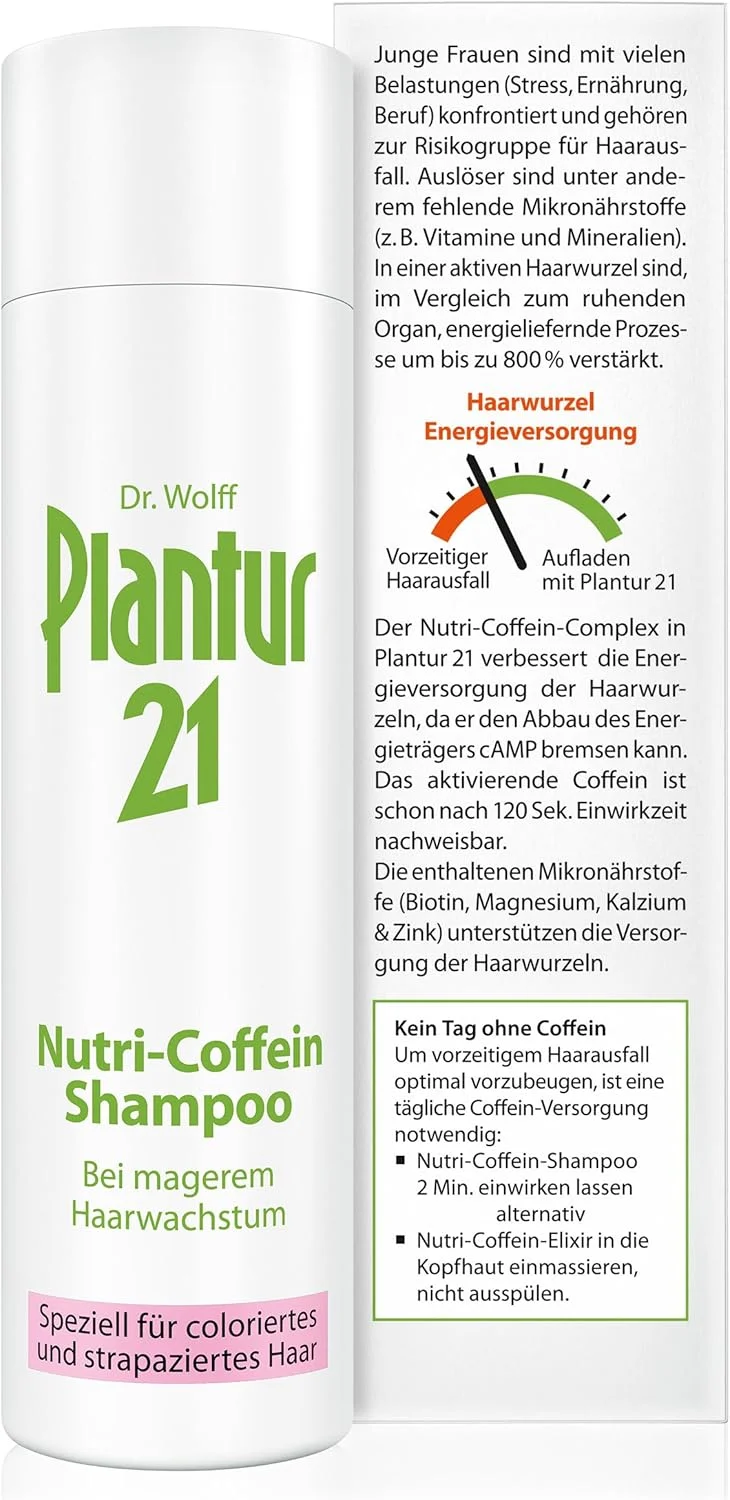 شامپو پلانتور 21 نوتری کافئین 250 میلی لیتر