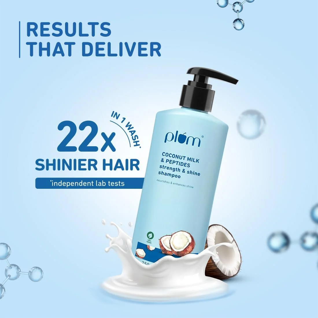 شامپو نارگیل آلو برای موهای کدر با شیر نارگیل و پپتیدها برای موهای قوی و درخشان | افزایش 22 برابری درخشندگی | موهای نرم و ابریشمی | شامپو برای زنان و مردان | 250 میلی لیتر