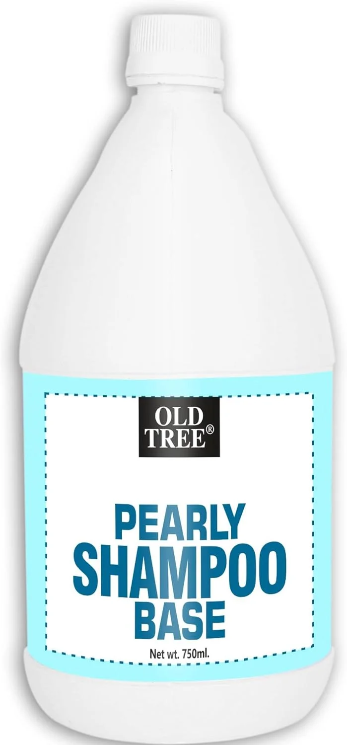پایه شامپو مرواریدی درخت کهن برای ساخت شامپو (750 میلی لیتر) - ایده آل برای ساخت شامپو به روش DIY برای خانم ها و آقایان - پایه شامپو برای فرمولاسیون های مراقبت از مو قابل تنظیم