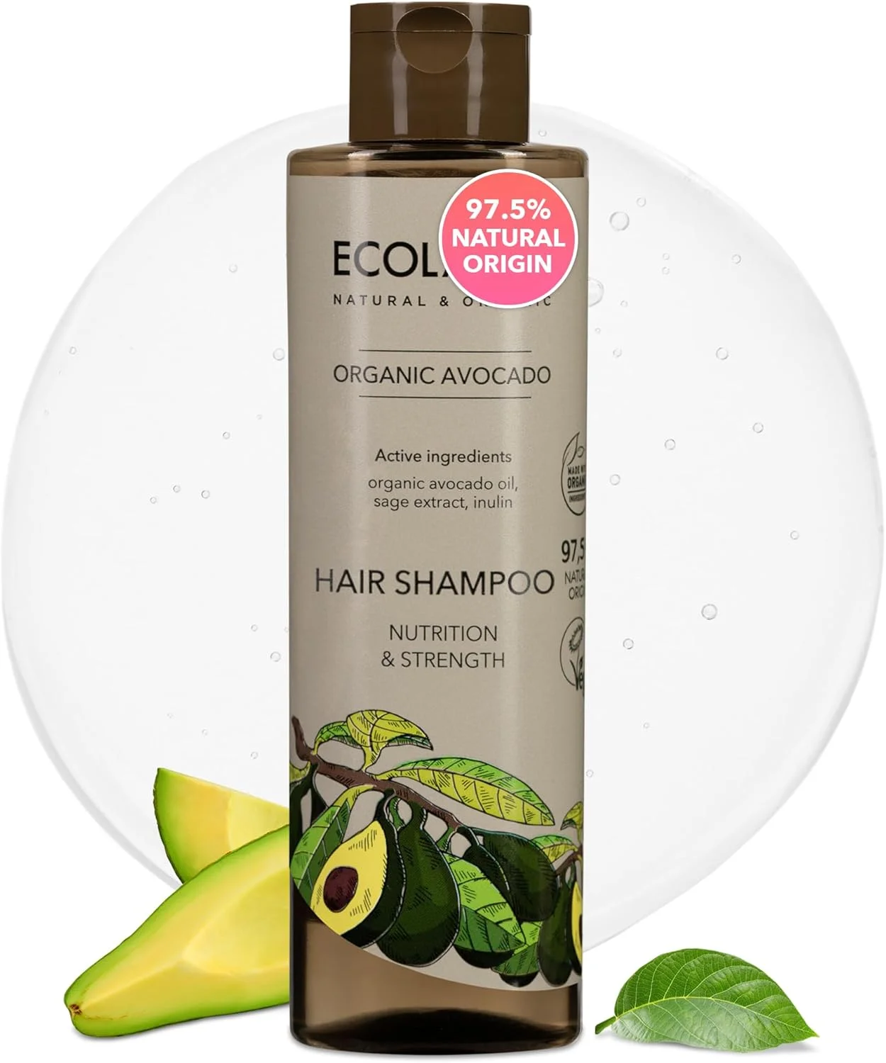 تونر صورت احیا کننده و مغذی اکولاتیه با آرگان ارگانیک - 250 میلی لیتر - دارای گواهی وگان - 98.9% منشاء طبیعی