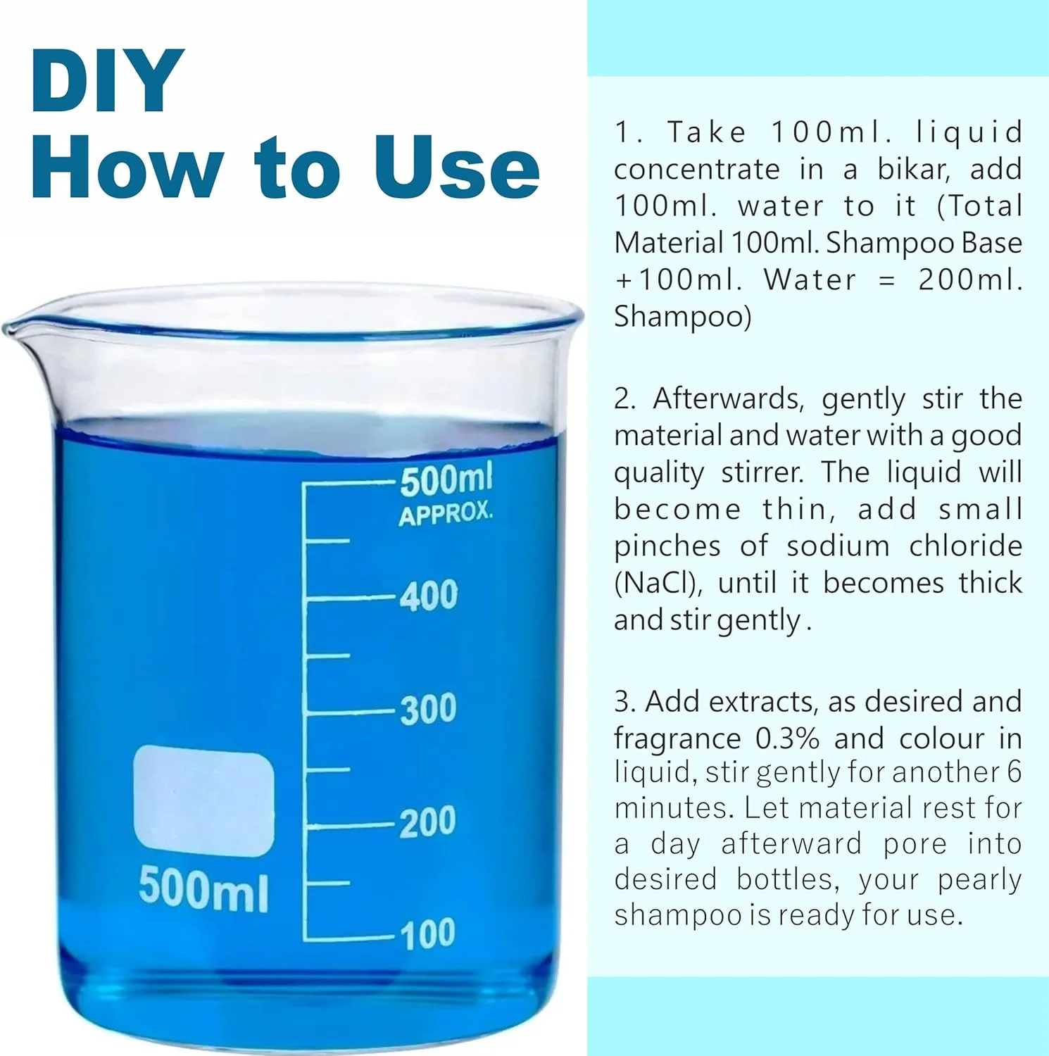 پایه شامپو مرواریدی درخت کهن برای ساخت شامپو (750 میلی لیتر) - ایده آل برای ساخت شامپو به روش DIY برای خانم ها و آقایان - پایه شامپو برای فرمولاسیون های مراقبت از مو قابل تنظیم