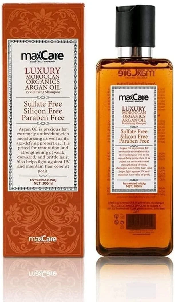 شامپو روغن آرگان ارگانیک مراکشی مکس کر، بدون SLS و سولفات، 300 میلی لیتر