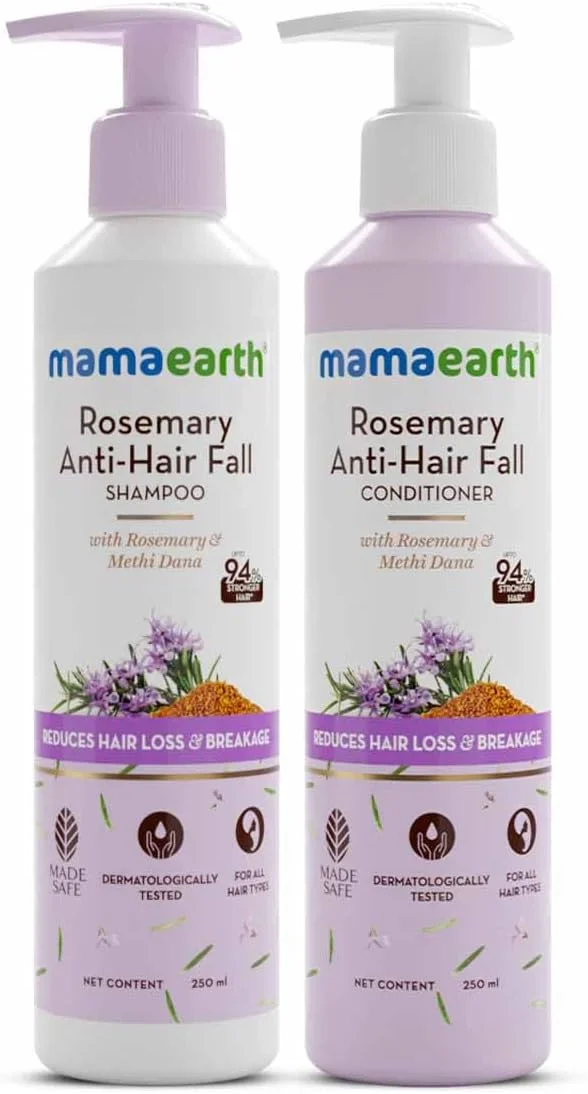 مجموعه ضد ریزش مو رزماری Mamaearth - 500 میلی لیتر