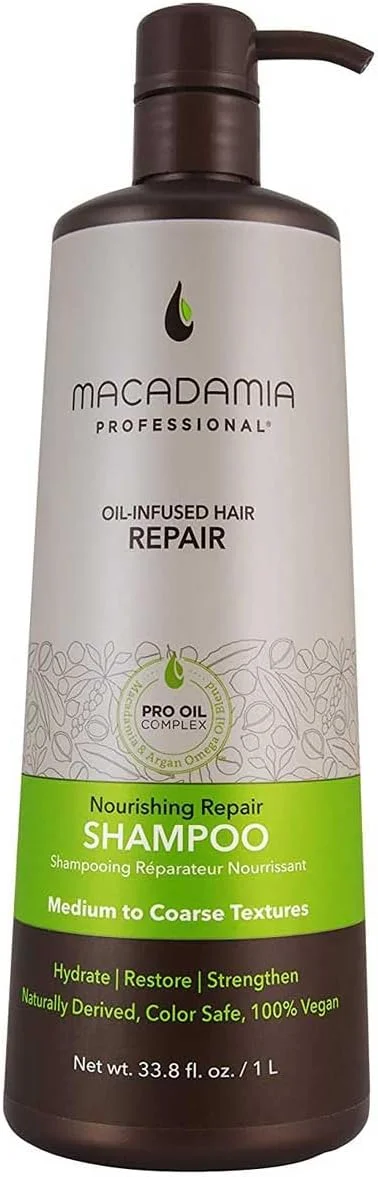 شامپو مرطوب کننده و مغذی ماکادامیا نچرال، 1 لیتر
