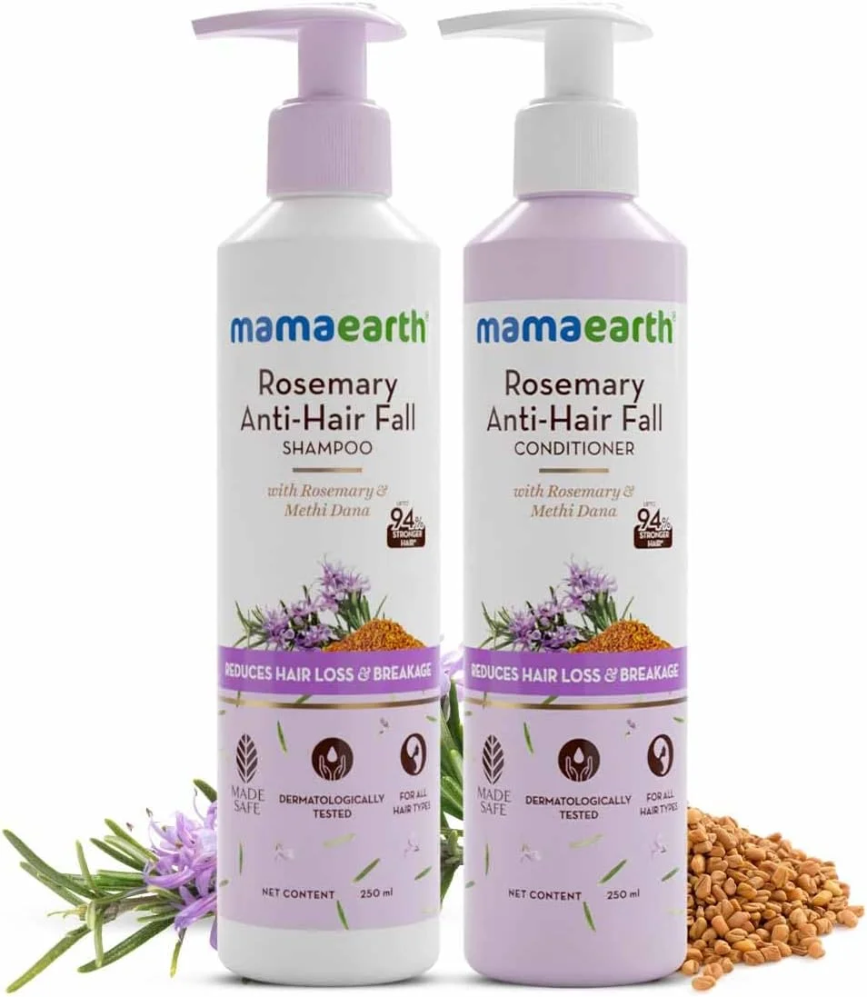 مجموعه ضد ریزش مو رزماری Mamaearth - 500 میلی لیتر